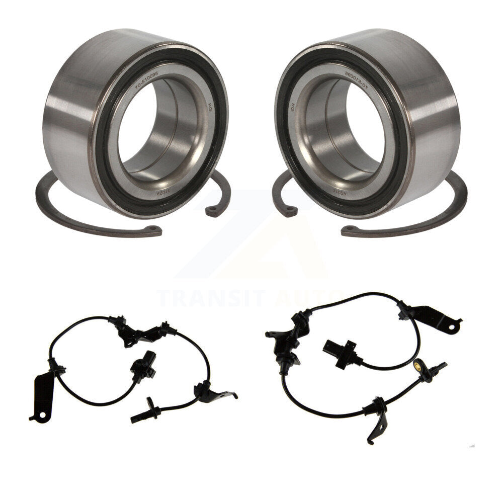 Wheel Bearing And ABS Sensor Front Kit For Honda Accord Acura TSX with Harness