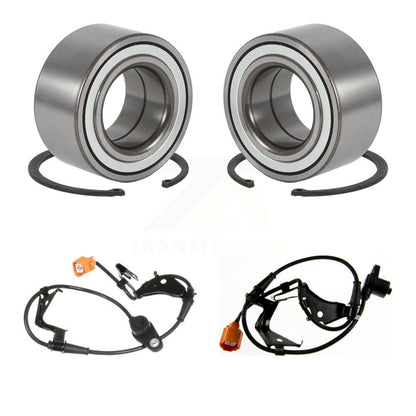 Wheel Bearing & Sensor Front Kit For 04-05 Honda Civic Si with 1.7L 4-Wheel ABS