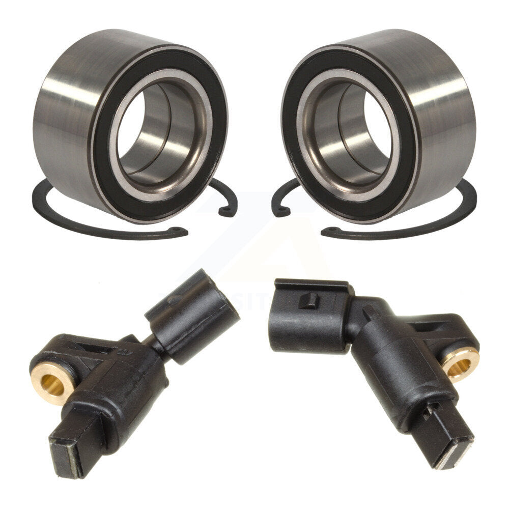 Wheel Bearing And ABS Sensor Front Kit For Volkswagen Cabrio Jetta Golf Passat