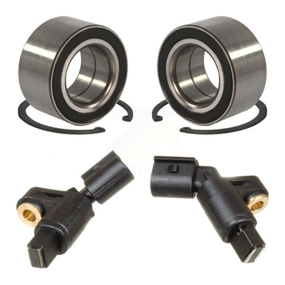 Wheel Bearing And ABS Sensor Front Kit For Volkswagen Cabrio Jetta Golf Passat