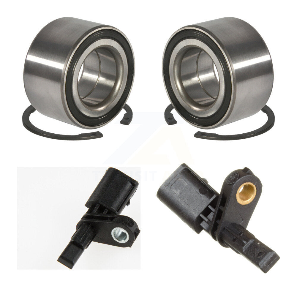 Wheel Bearing And ABS Sensor Front Kit For Volkswagen Jetta GTI