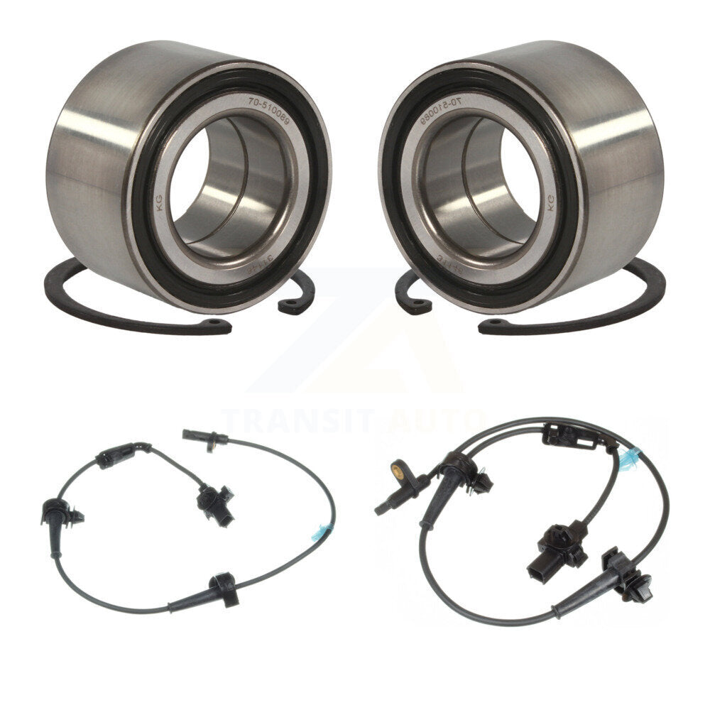 Wheel Bearing And ABS Sensor Front Kit For Honda Civic Acura ILX