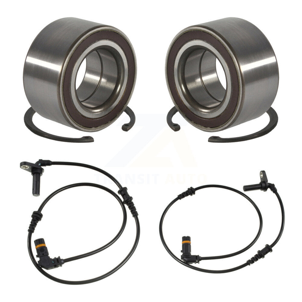 Wheel Bearing & ABS Sensor Front Kit For Mercedes-Benz E350 CLS550 E550 E63 AMG