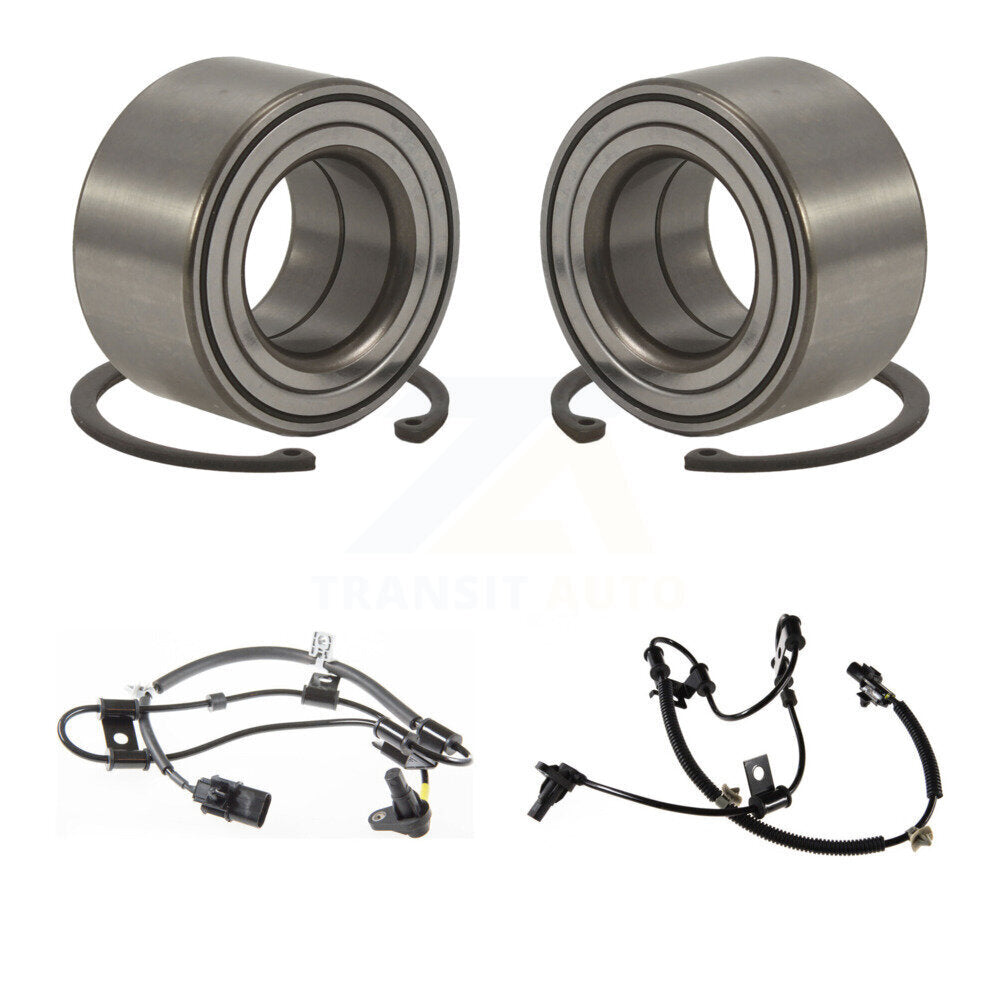 Wheel Bearing ABS Sensor Front Kit For 2010 Hyundai Accent 1.6L with 4-Wheel