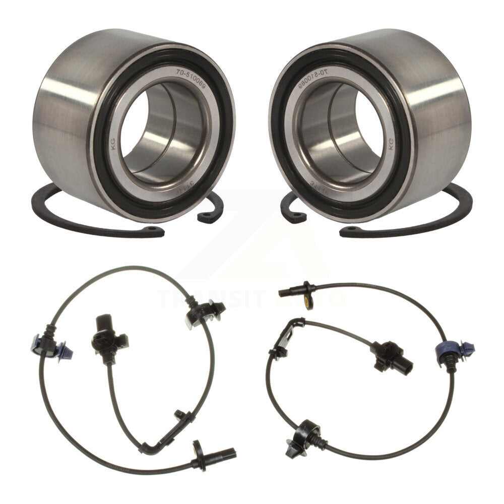 Wheel Bearing And ABS Sensor Front Kit For Honda Civic
