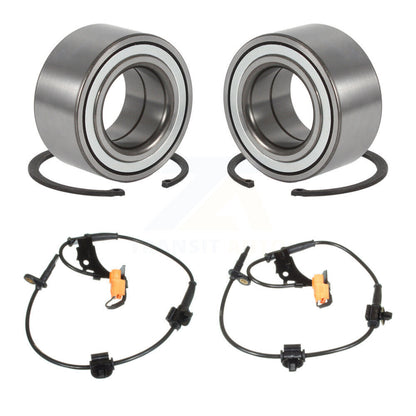 Wheel Bearing & Sensor Front Kit For 2004 Honda Element LX with 2.4L 4-Wheel ABS