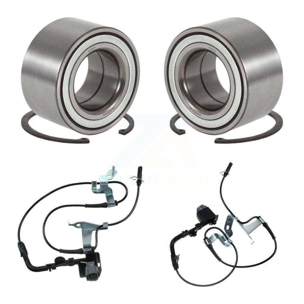 Wheel Bearing & Sensor Front Kit For Mazda 6 3.7L with 4-Wheel ABS Harness