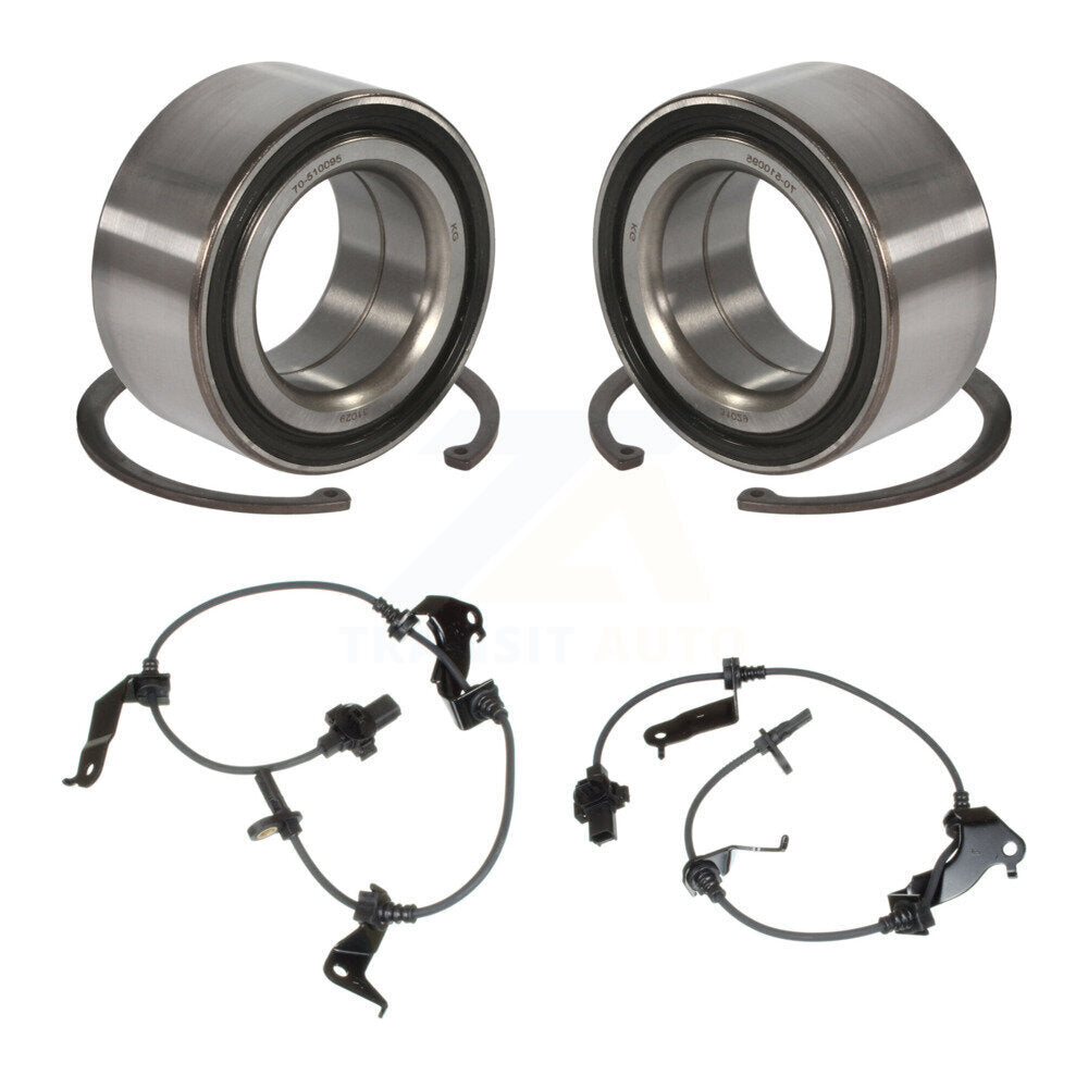 Wheel Bearing And ABS Sensor Front Kit For Honda Accord Crosstour with Harness