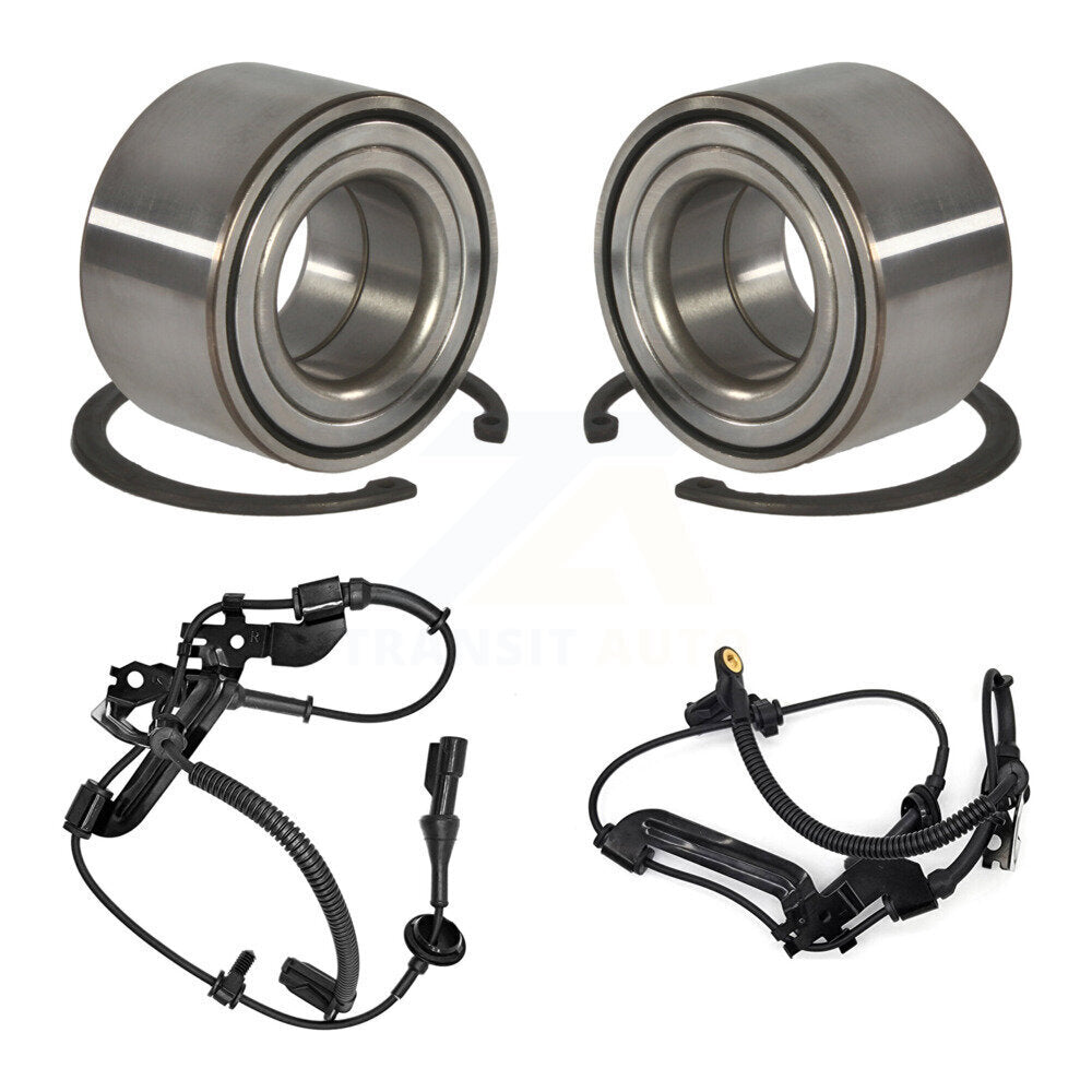 Wheel Bearing ABS Sensor Front Kit For Ford Escape Mercury Mariner with Harness