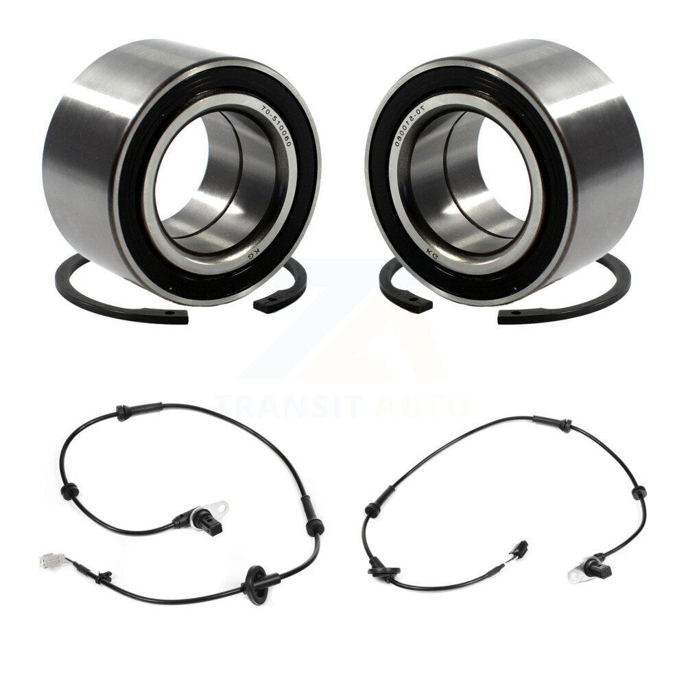 Wheel Bearing Sensor Front Kit For 2004-2008 Nissan Maxima 3.5L with 4-Wheel ABS