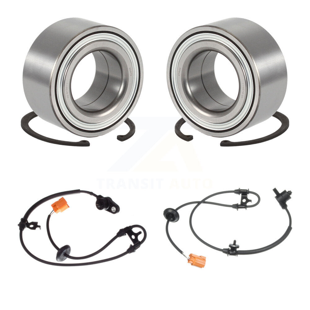 Wheel Bearing & Sensor Front Kit For Honda Pilot Acura MDX 3.5L with 4-Wheel ABS