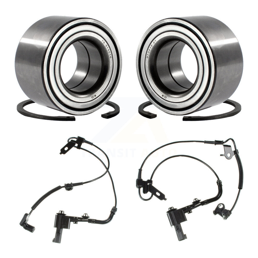 Wheel Bearing Sensor Front Kit For Ford Fusion Lincoln MKZ Zephyr Mercury Milan