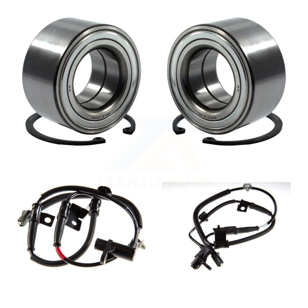 Wheel Bearing & Sensor Front Kit For 2007 Hyundai Elantra 2.0L with 4-Wheel ABS