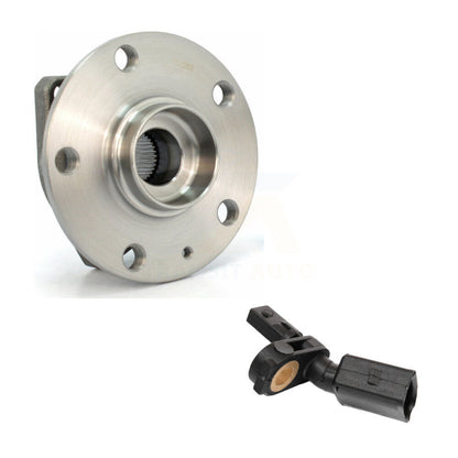 Wheel Hub Bearing & ABS Sensor Front Kit For Volkswagen Golf SportWagen Alltrack