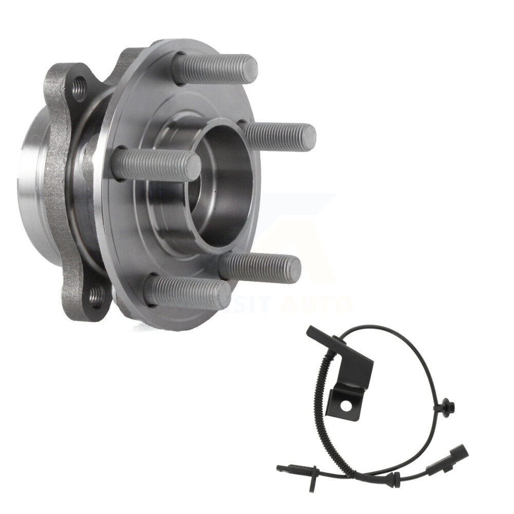 Wheel Hub Bearing And ABS Sensor Front Kit For Ford Edge Lincoln Nautilus MKX