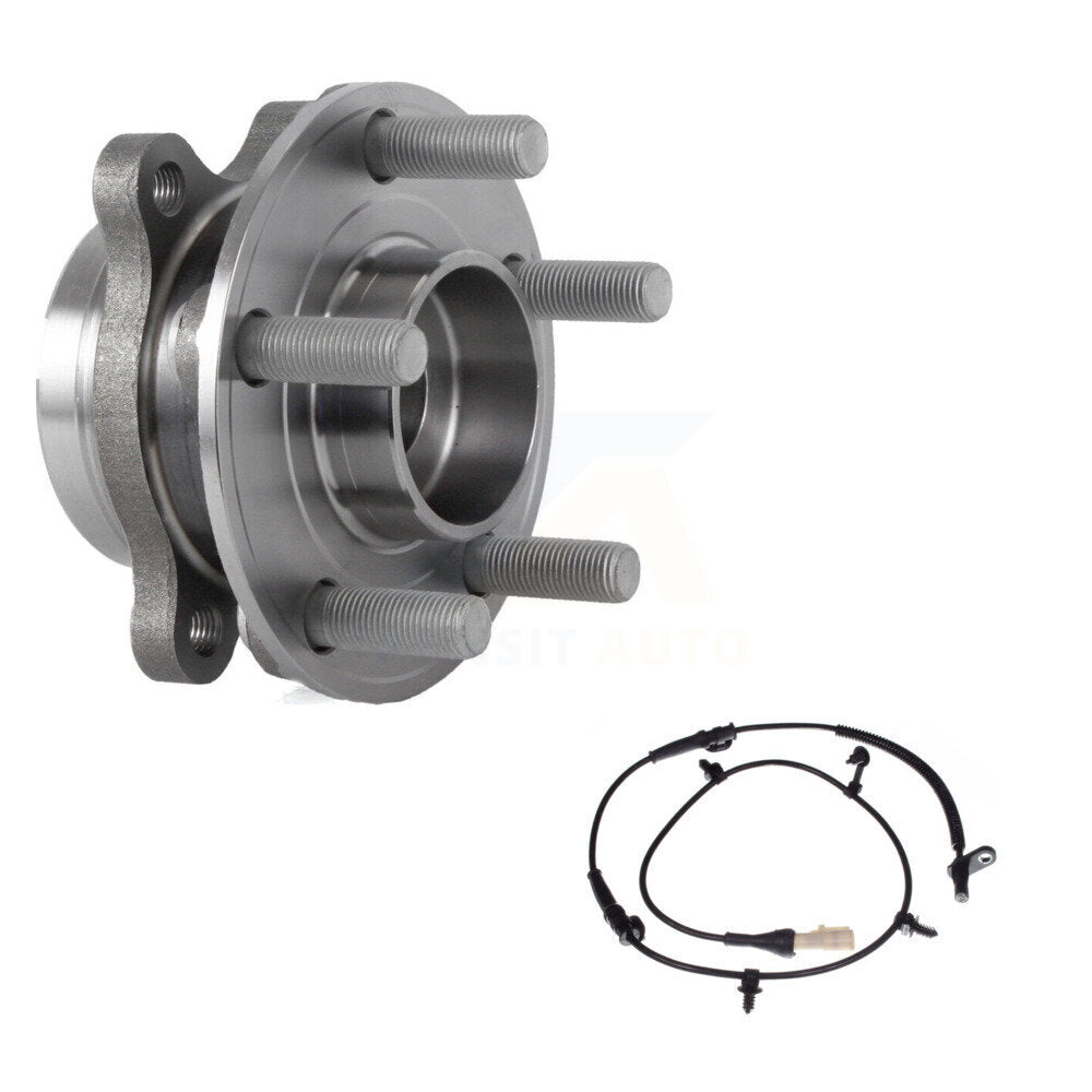 Wheel Hub Bearing Sensor Front Kit For Ford Edge 3.5L/2.0L/2.7L with 4-Wheel ABS