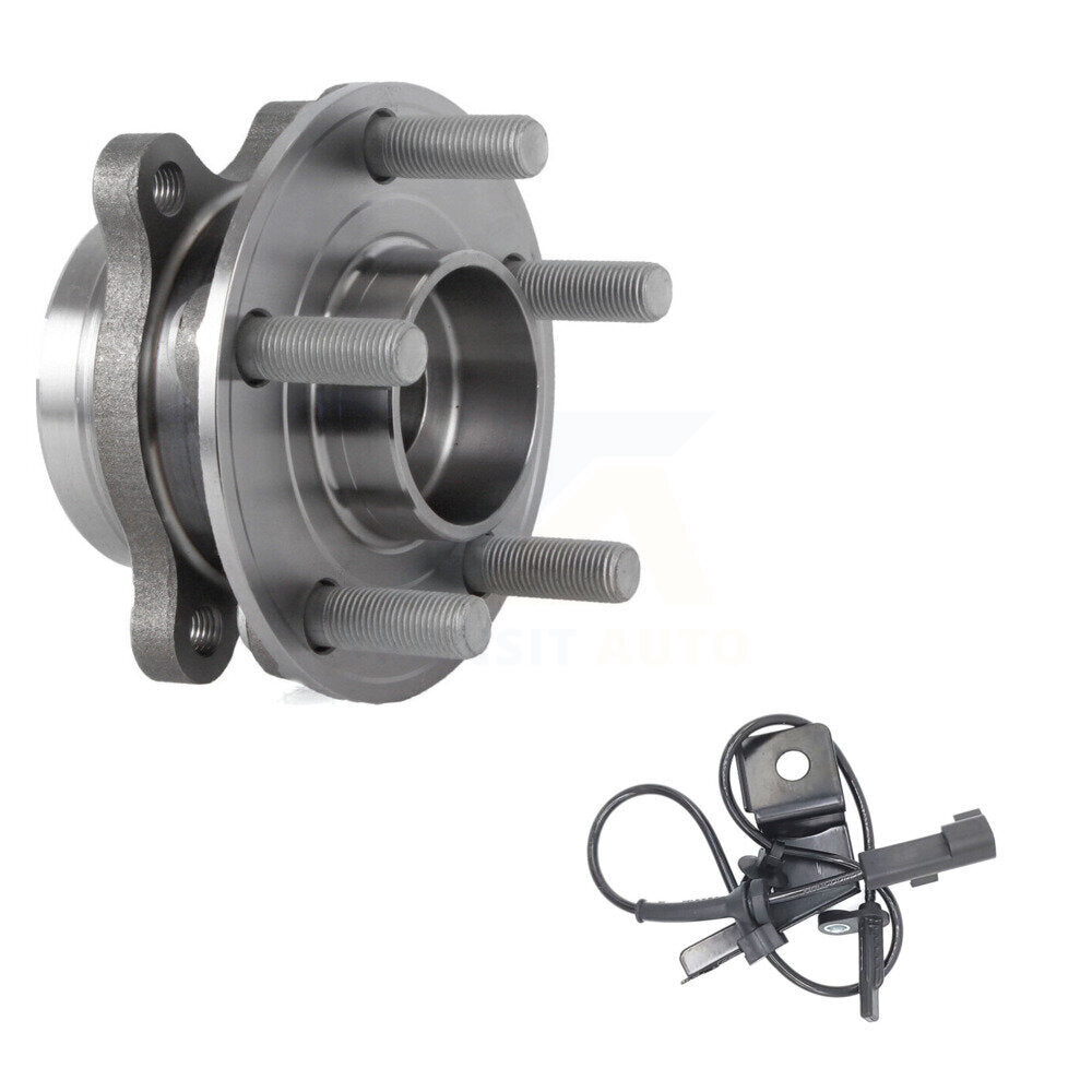 Wheel Hub Bearing And ABS Sensor Front Kit For Ford Fusion Lincoln MKZ