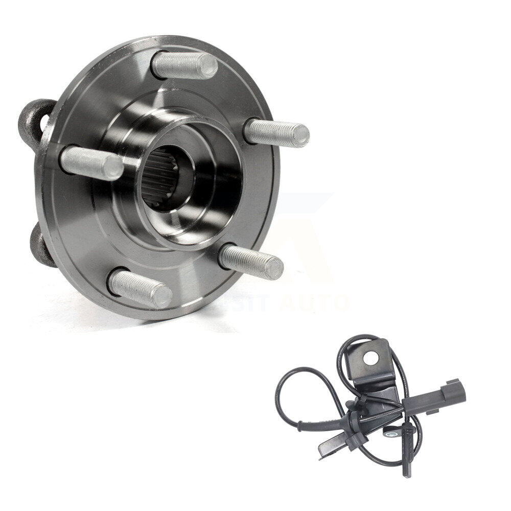 Wheel Hub Bearing Sensor Front Kit For Ford Fusion Lincoln MKZ Police Responder