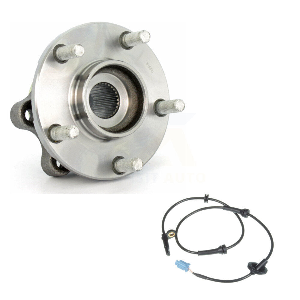 Wheel Hub Bearing And ABS Sensor Front Kit For Nissan Murano with Harness