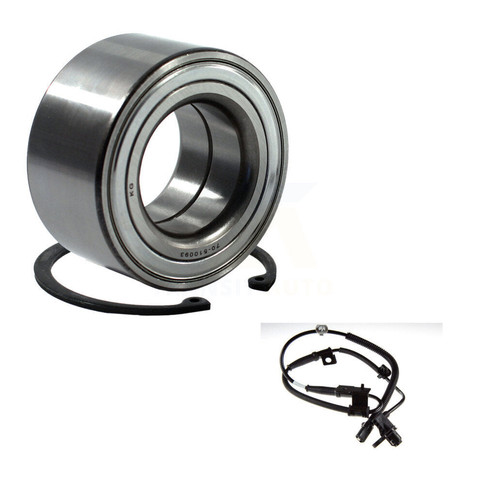 Wheel Bearing & Sensor Front Kit For 07-12 Hyundai Elantra 2.0L with 4-Wheel ABS