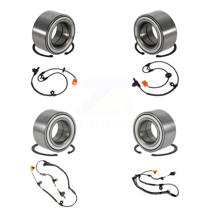 Wheel Bearing Sensor Front Rear Kit (8Pc) For 2006-2008 Honda Pilot with Harness