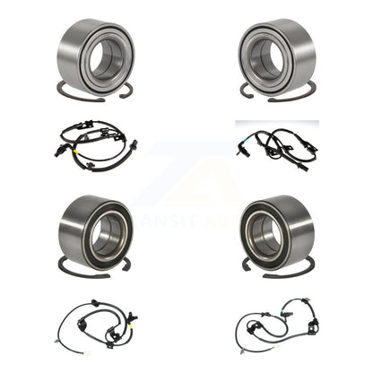 Wheel Bearing Sensor Front Rear Kit (8Pc) For 05-09 Hyundai Tucson with Harness