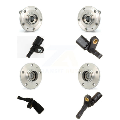 Wheel Hub Bearing Sensor Front Rear Kit (8Pc) For Volkswagen Jetta Passat Beetle