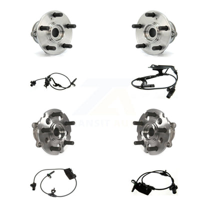 Wheel Hub Bearing Sensor Front Rear Kit (8Pc) For 09-11 Honda Pilot with Harness