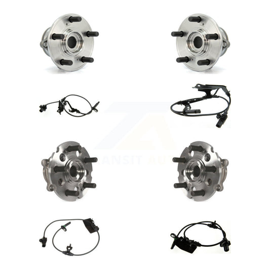 Wheel Hub Bearing Sensor Front Rear Kit (8Pc) For 09-11 Honda Pilot with Harness