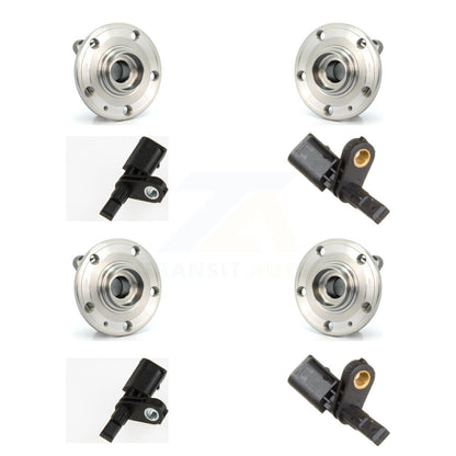 Wheel Hub Bearing Sensor Front Rear Kit (8Pc) For Volkswagen Tiguan Audi Q3 TT R