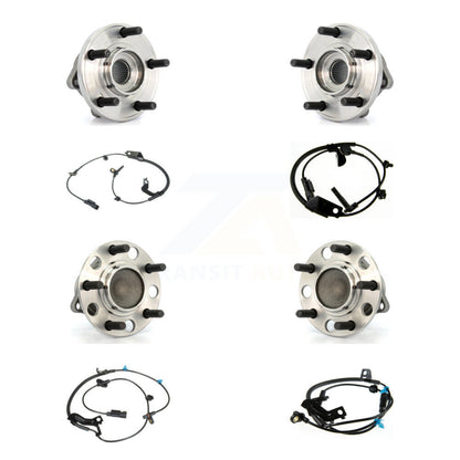 Wheel Hub Bearing ABS Sensor Front Rear Kit (8Pc) For Chrysler 200 Dodge Avenger