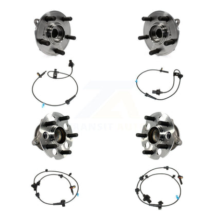 Wheel Hub Bearing ABS Sensor Front Rear Kit (8Pc) For Honda Odyssey with Harness