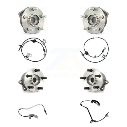 Wheel Hub Bearing And ABS Sensor Front Rear Kit (8Pc) For Subaru Outback Legacy