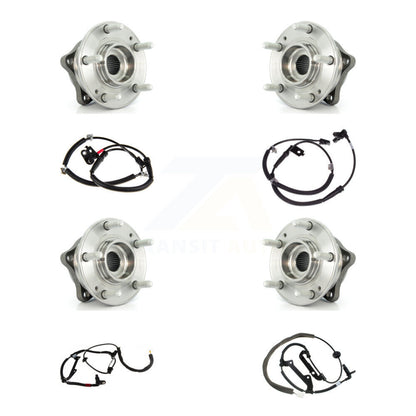 Wheel Hub Bearing Sensor Front Rear Kit (8Pc) For Hyundai Santa Fe with Harness