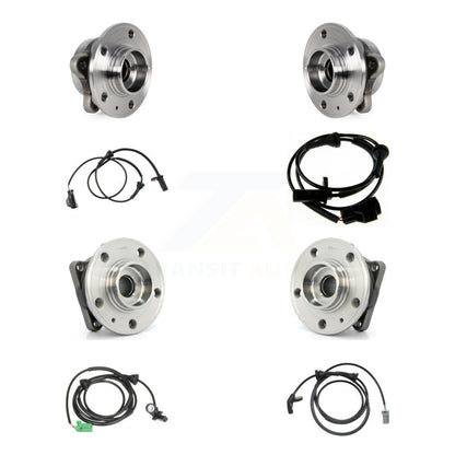Wheel Hub Bearing & ABS Sensor Front Rear Kit (8Pc) For Volvo XC90 with Harness