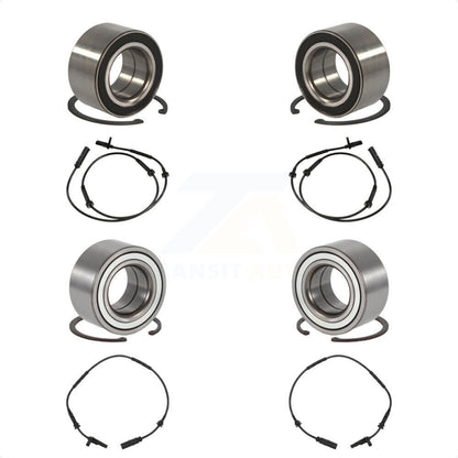 Wheel Bearing & ABS Sensor Front Rear Kit For 2010 BMW X3 3.0L with 4-Wheel