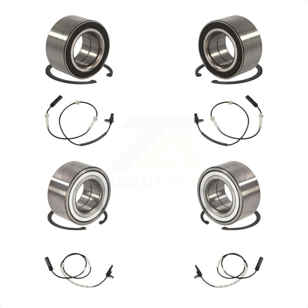 Wheel Bearing ABS Sensor Front Rear Kit For 2013 BMW 335i xDrive Coupe with 3.0L