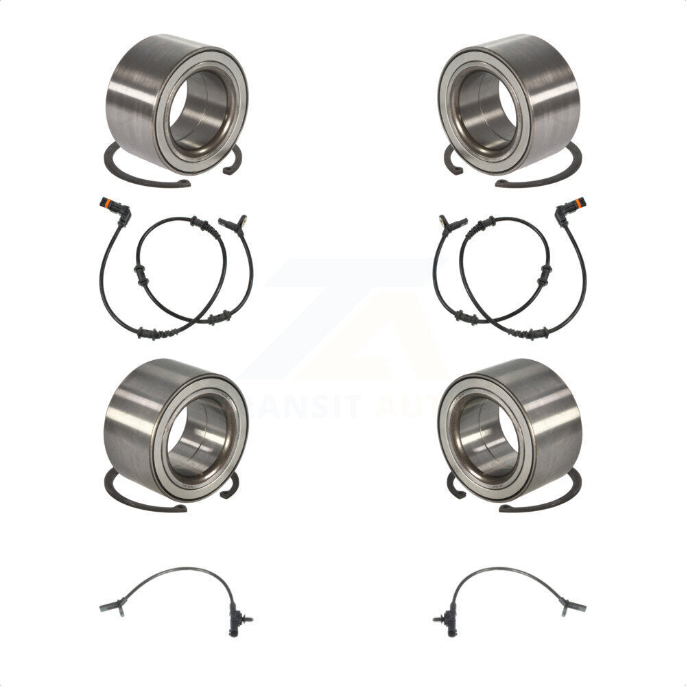 Wheel Bearing Sensor Front Rear Kit For 2007 Mercedes-Benz R63 AMG with Harness