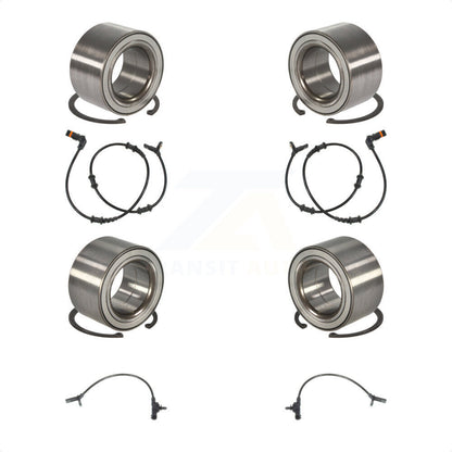 Wheel Bearing Sensor Front Rear Kit For 2007 Mercedes-Benz R63 AMG with Harness