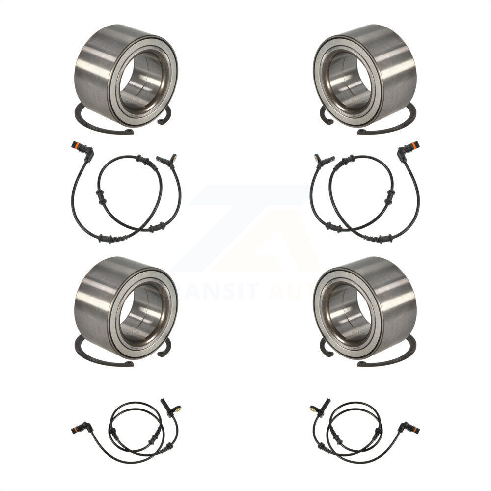 Wheel Bearing ABS Sensor Front Rear Kit For 2011 Mercedes-Benz R350 with Harness
