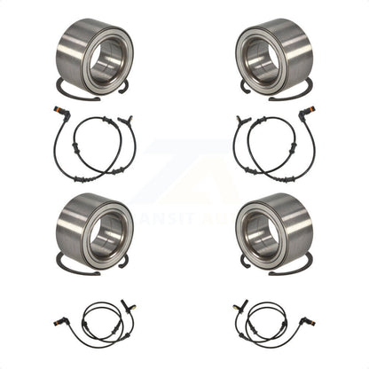 Wheel Bearing ABS Sensor Front Rear Kit For 2011 Mercedes-Benz R350 with Harness