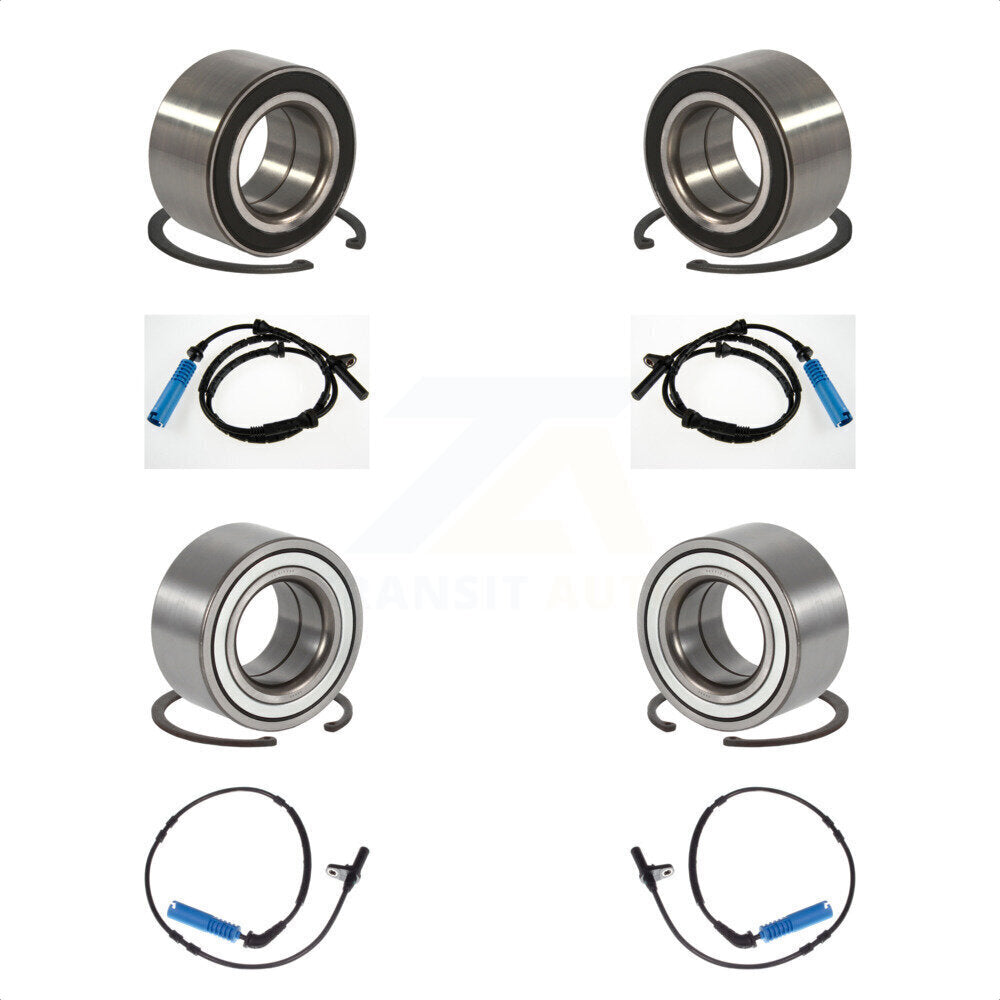 Wheel Bearing And ABS Sensor Front Rear Kit For BMW X3 with Harness
