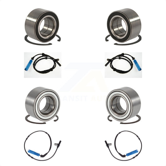 Wheel Bearing And ABS Sensor Front Rear Kit For BMW X3 with Harness