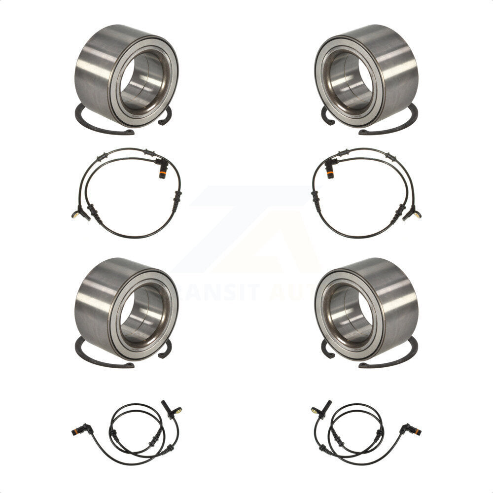 Wheel Bearing & Sensor Front Rear Kit For Mercedes-Benz ML350 ML550 with Harness