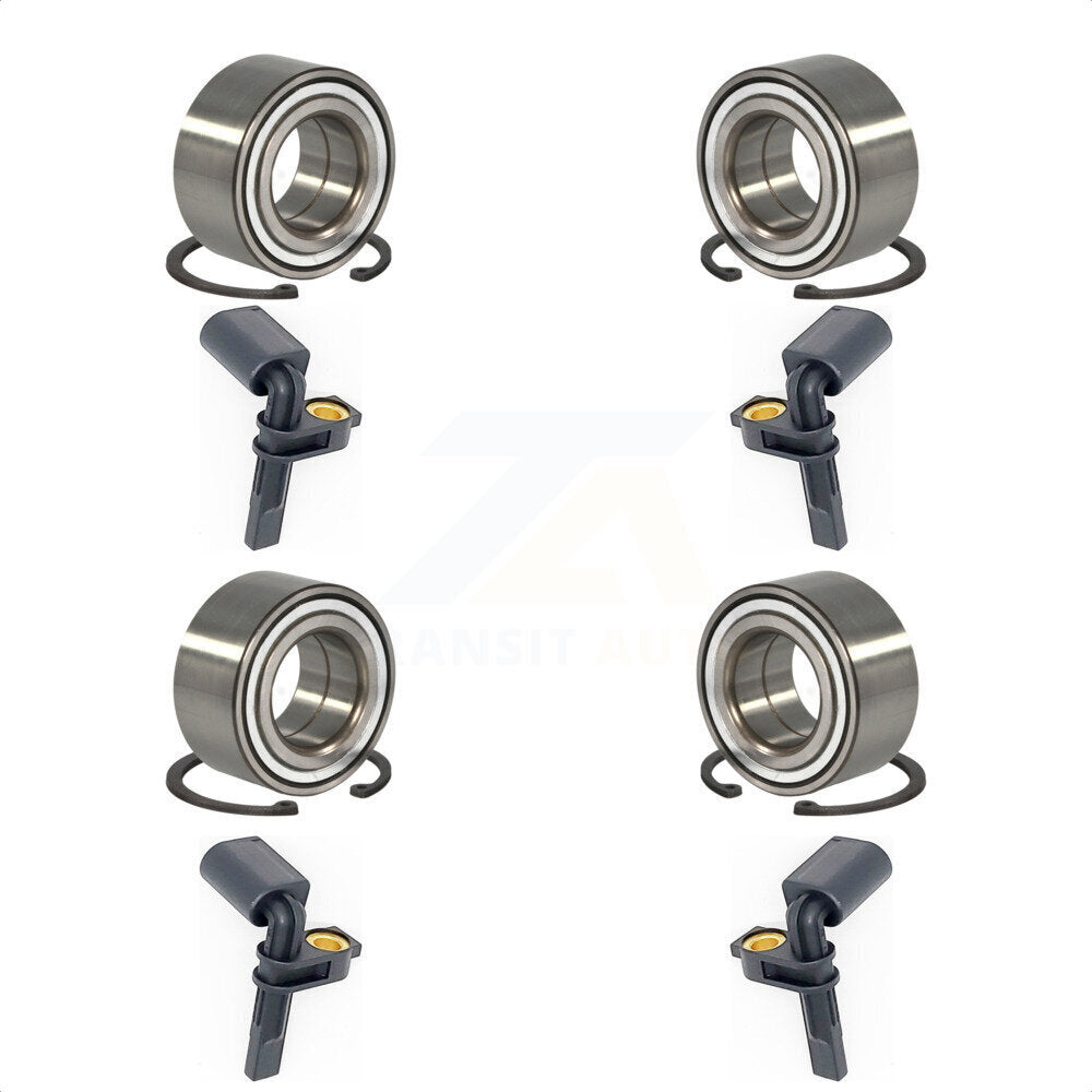 Wheel Bearing & Sensor Front Rear Kit For 11-12 Porsche Cayenne without Harness