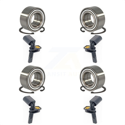 Wheel Bearing & Sensor Front Rear Kit For 11-12 Porsche Cayenne without Harness