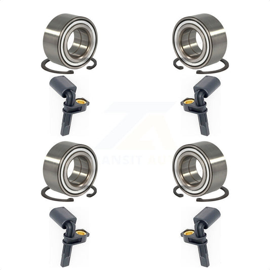 Wheel Bearing & Sensor Front Rear Kit For 11-12 Porsche Cayenne without Harness