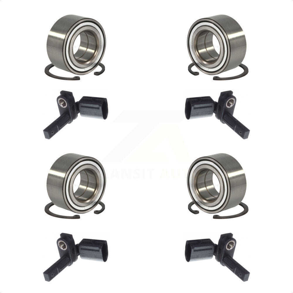 Wheel Bearing And ABS Sensor Front Rear Kit For Volkswagen Touareg