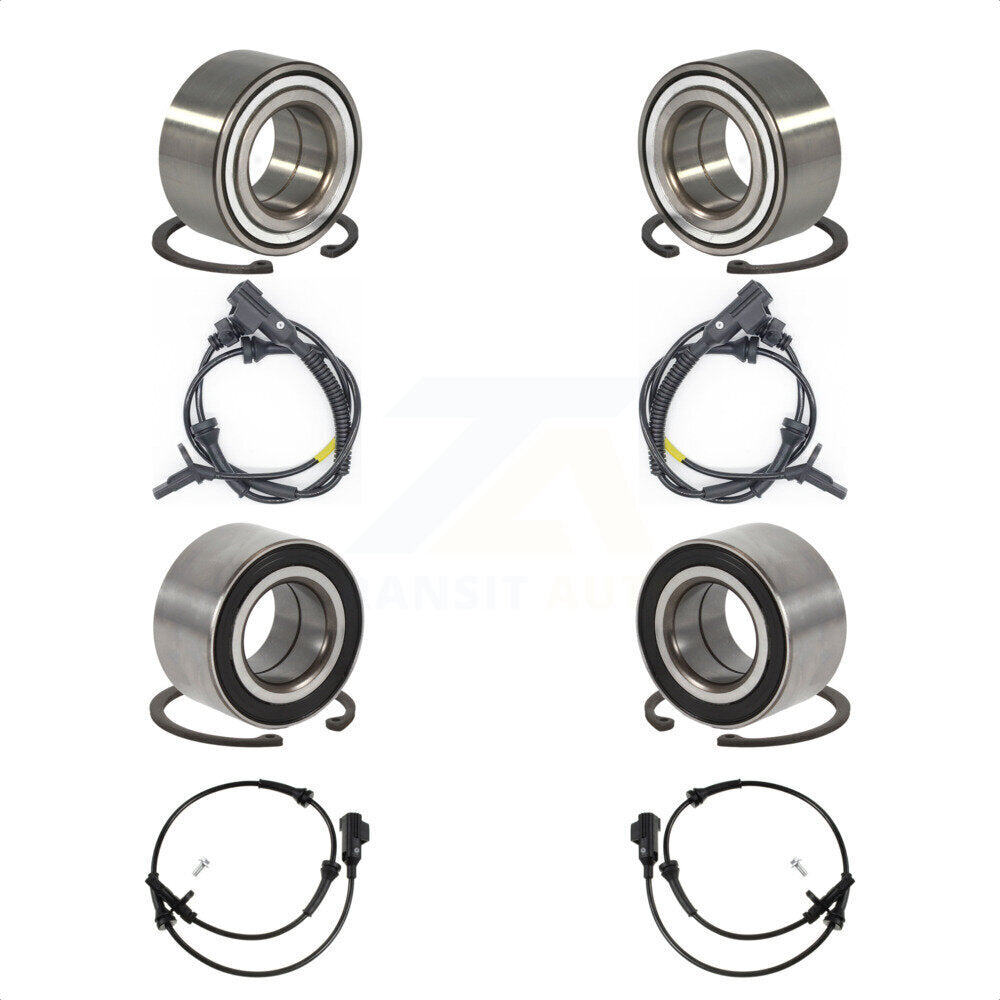 Wheel Bearing ABS Sensor Front Rear Kit For Land Rover Range Evoque with Harness