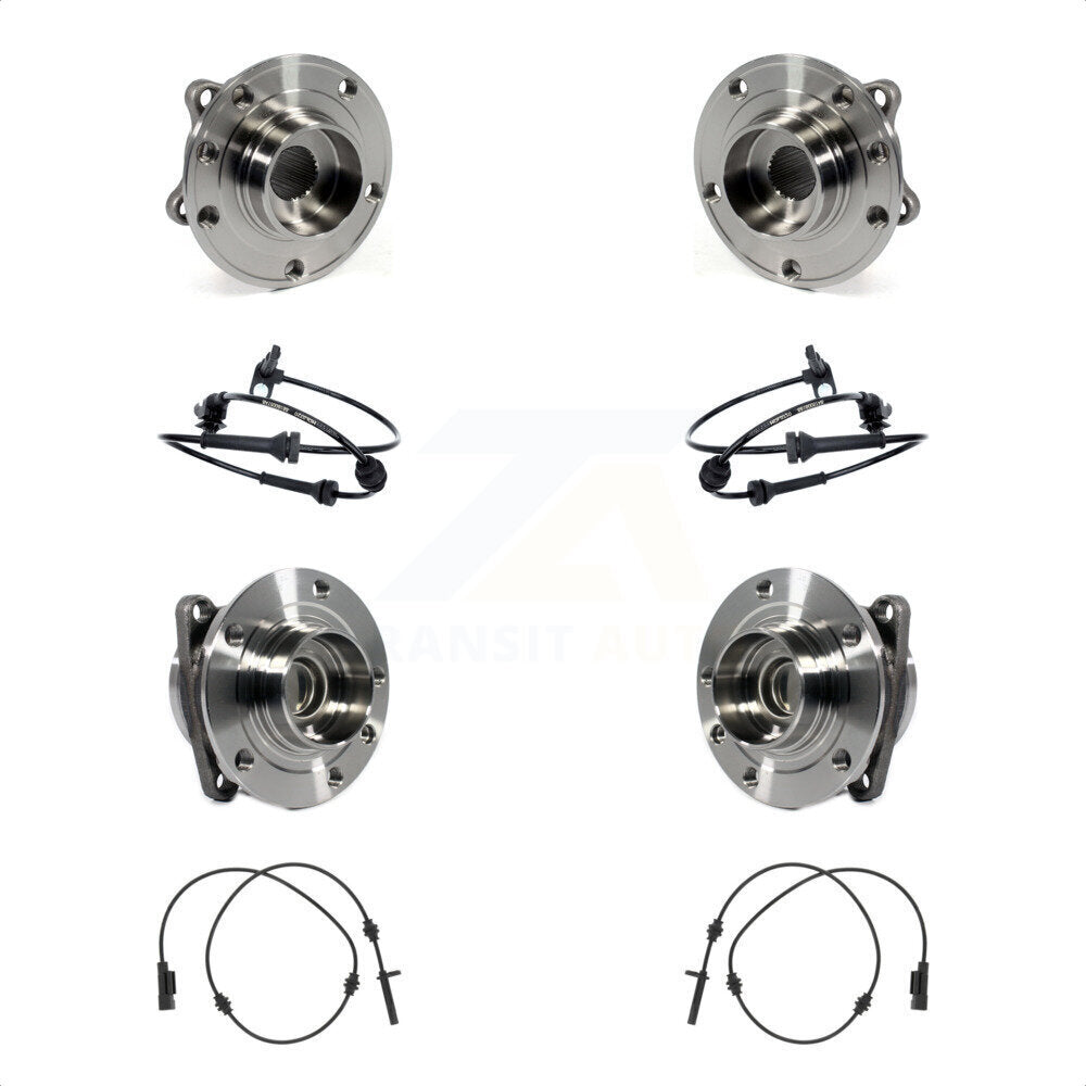 Wheel Hub Bearing And ABS Sensor Front Rear Kit For Chrysler 200
